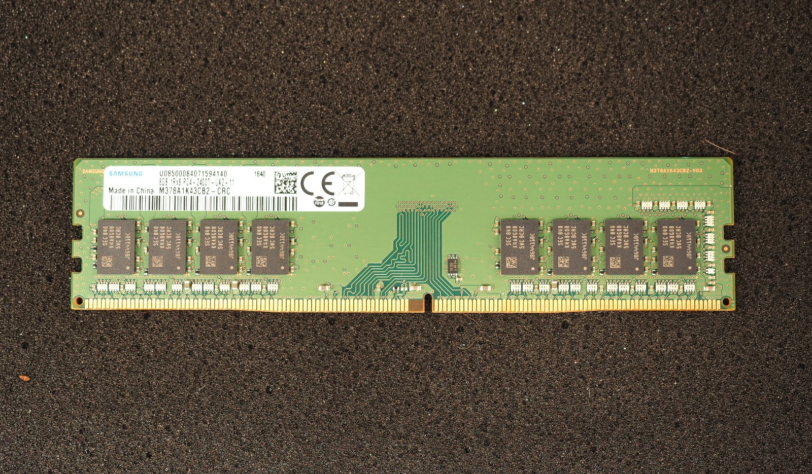Samsung 8GB 1Rx8 PC4-2400T – M378A1K43CB2-CRC – Desktop RAM / Memory