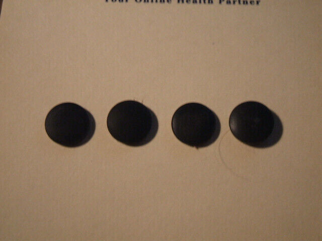 Original Apple Powerbook G3 Rubber Feet Set of Four (4) for Pismo or Lombard .