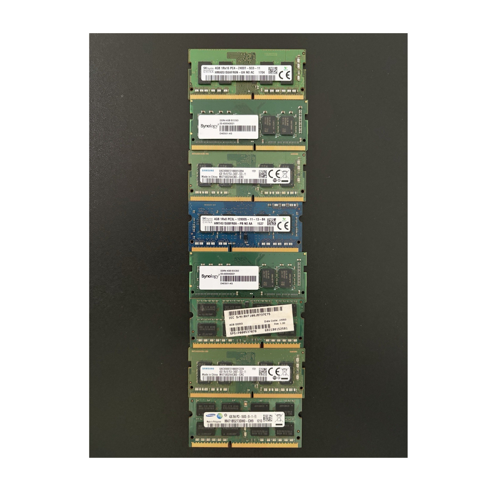 Samsung 4GB DDR4 ECC SO-DIMM Laptop RAM 260-Pin PC4-2400T D4ES01-4G