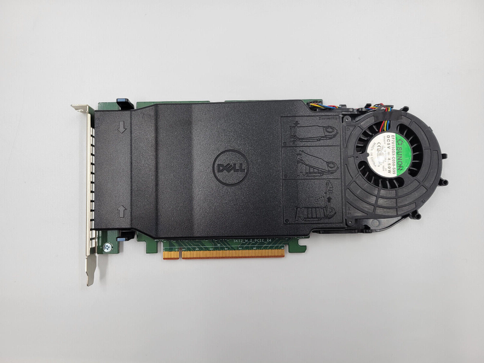 Dell DPWC400 Quad M.2 PCIe Solid State Drive Adapter Card P/N:080G5N 06N9RH
