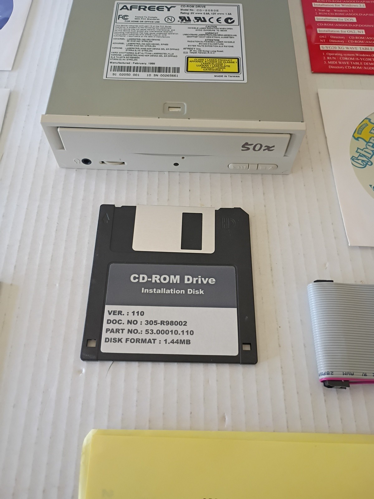AFREEY CD-2050E 50x IDE CD-ROM DRIVE Game Discs
