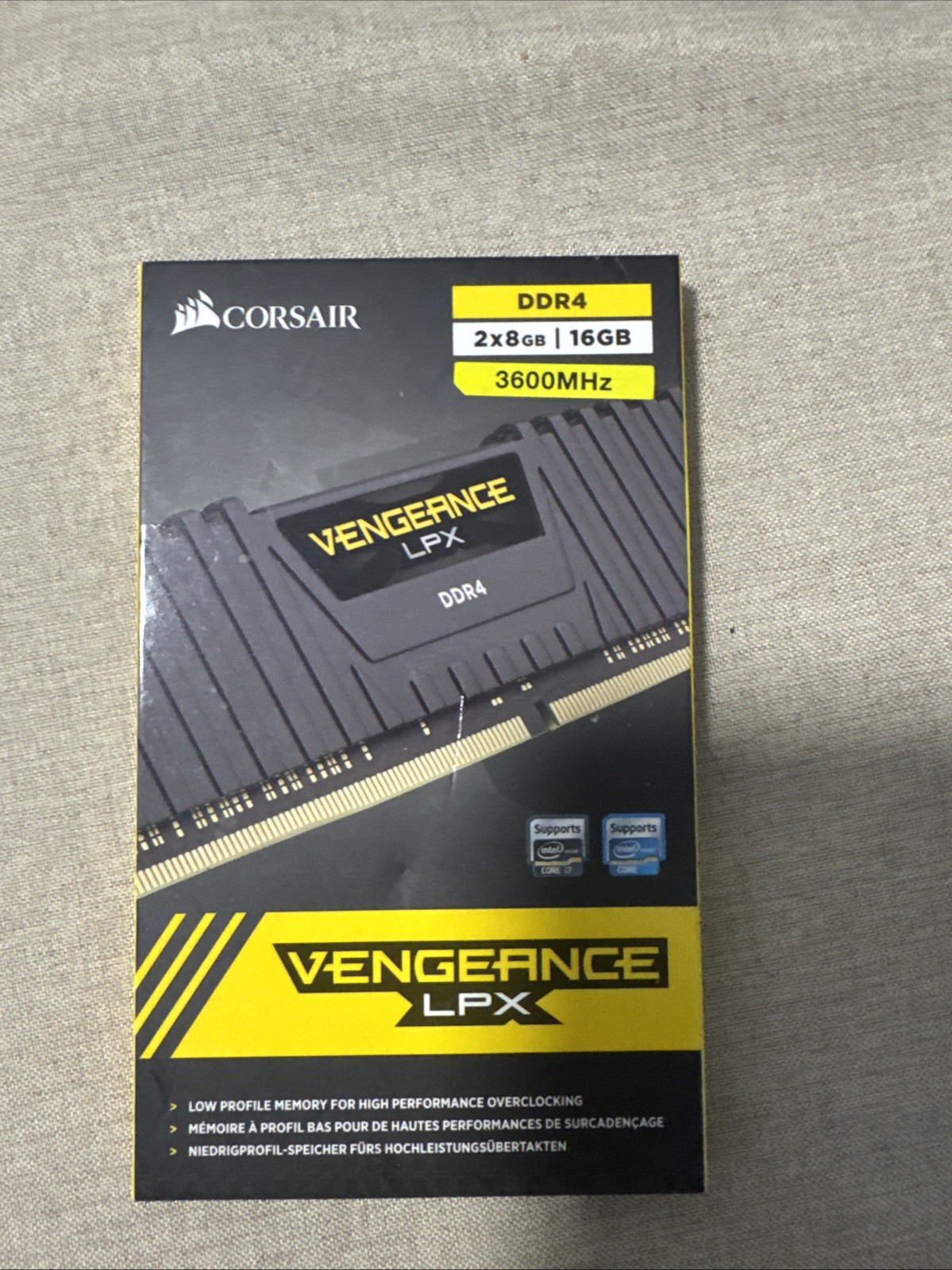 Corsair Vengeance LPX DDR4 16GB (2x8GB) 3200MHz DIMM – New In Box