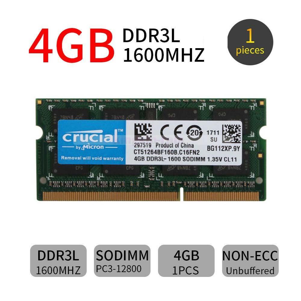 4GB 8GB 16GB 32GB DDR3L 1600MHz PC3L-12800S 204-Pin 1.35V SO-DIMM Laptop Ram Lot