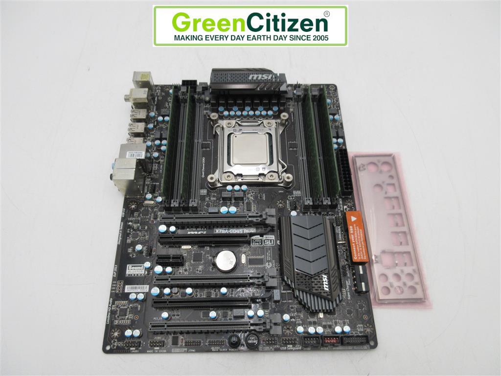 MSI X97A-GD45 Plus Intel Core i7-3820 3.6GHz 4GB RAM LGA 2011 ATX Motherboard