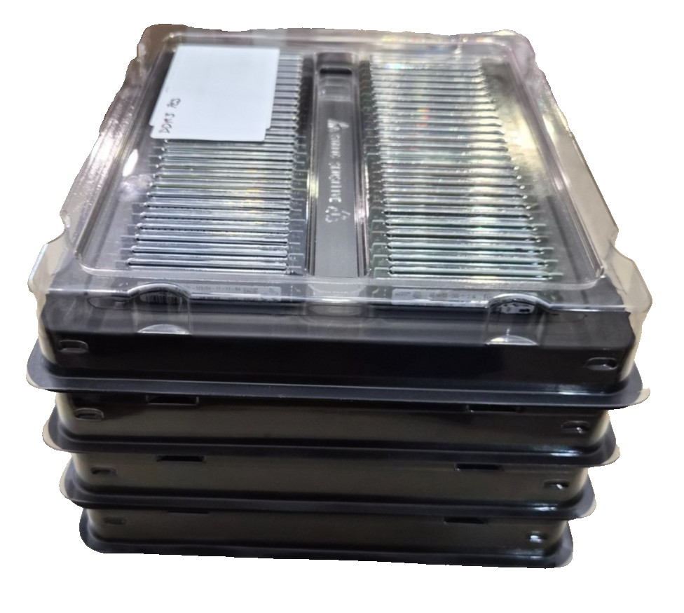 134 Misc SoDimm memory modules SDR, DDR, DDR2, DDR3 Details Listed
