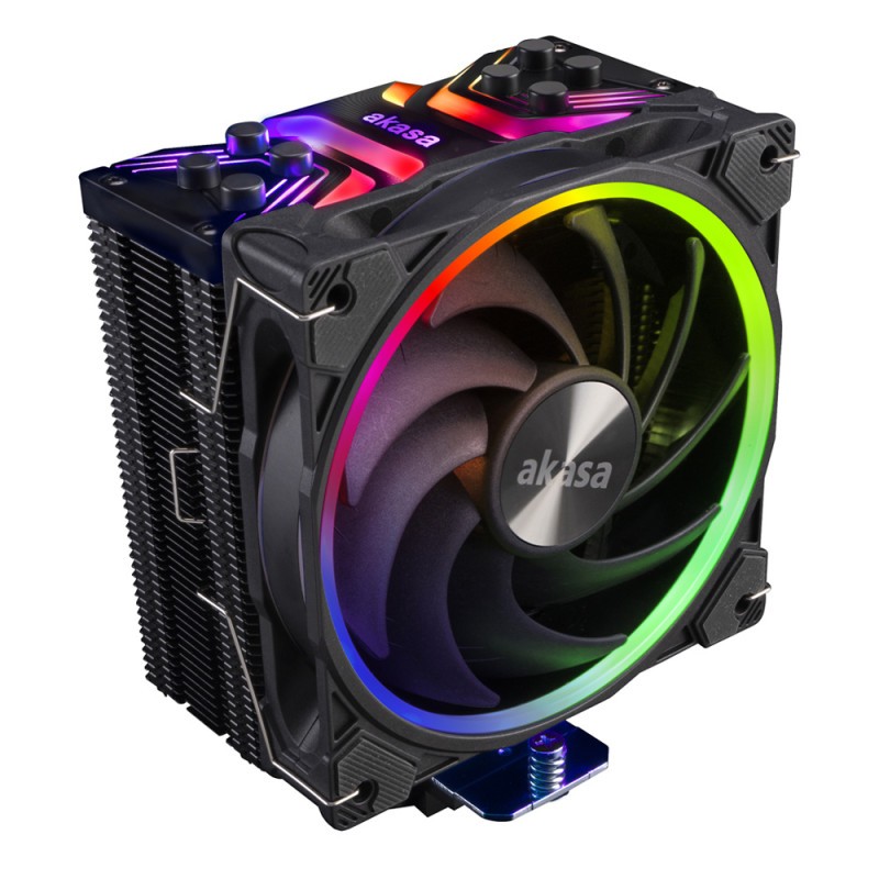 Akasa Soho H4 Plus Air Cooler 12cm Black RGB 120mm AK-CC4022HP01