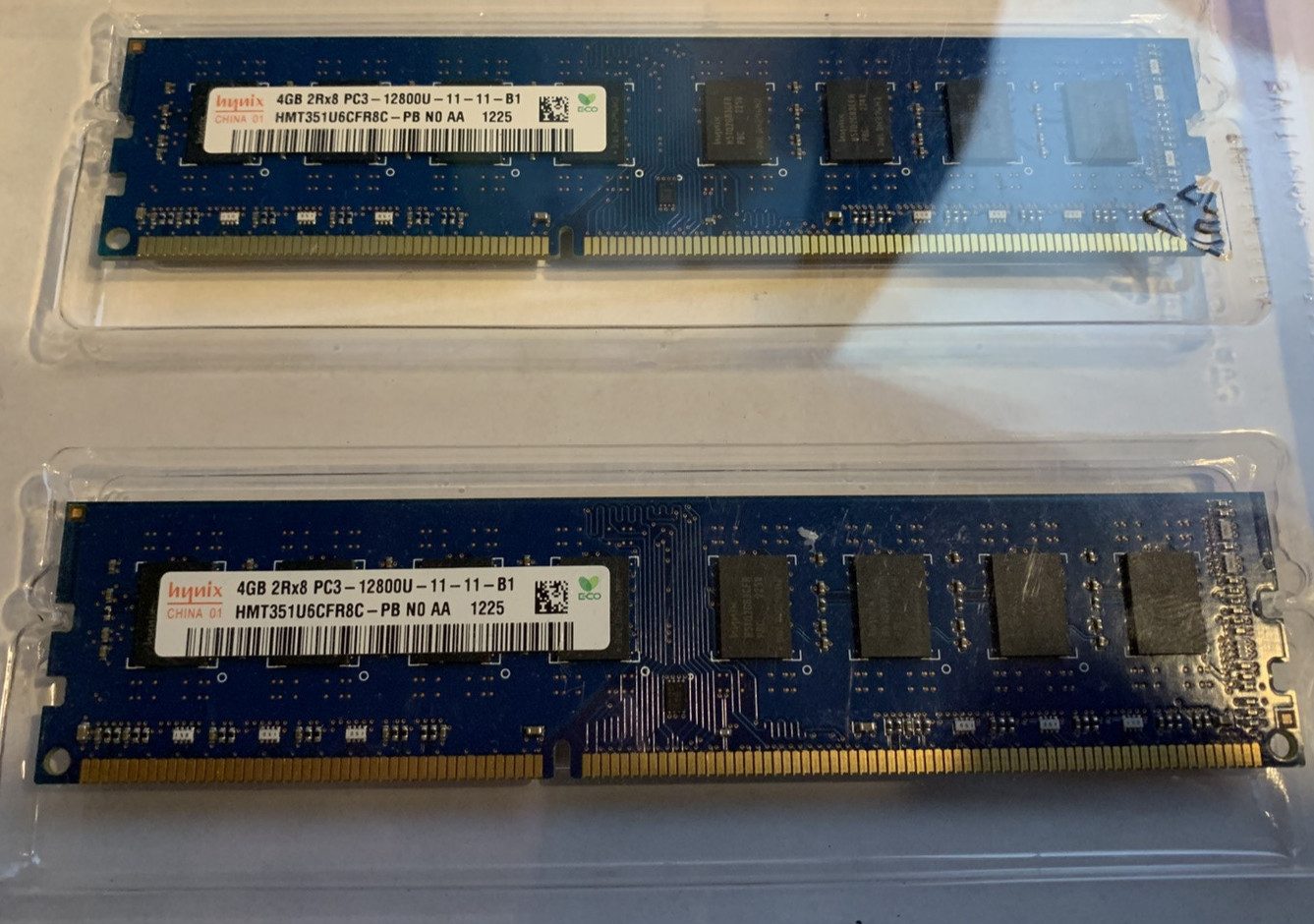 8GB (2x4GB) SK Hynix RAM KIT HMT351U6CFR8C-PB NO AA DDR3 RAM PC3-12800U 2Rx8