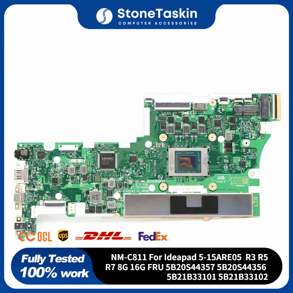 NM-C811 For Ideapad 5-15ARE05 R3 R5 R7 8G 16G FRU 5B20S44357/6 5B21B33102 /1