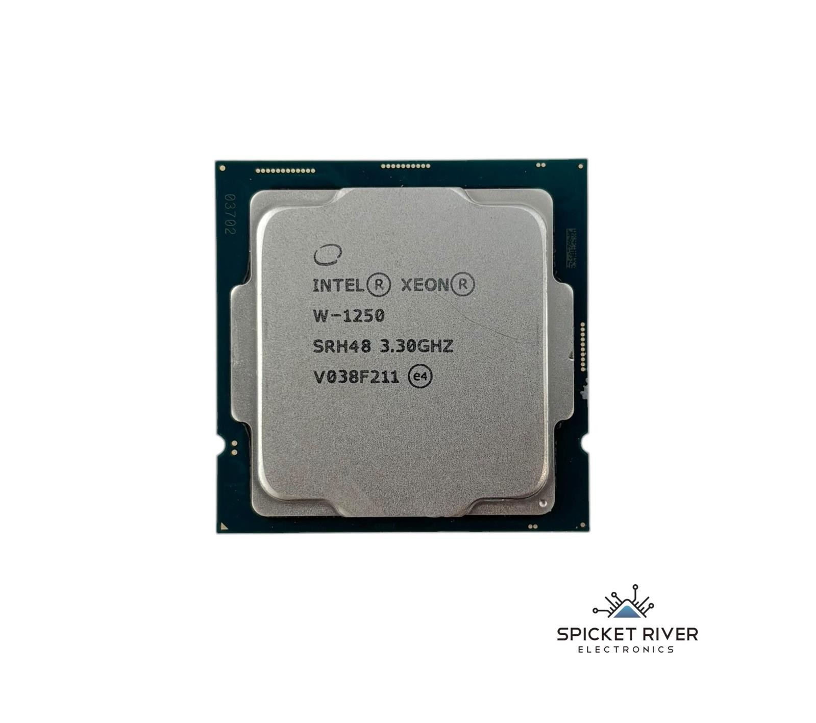 Intel Xeon W-1250 SRH48 6-Core 12-Thread 3.30GHz LGA1200 CPU Processor