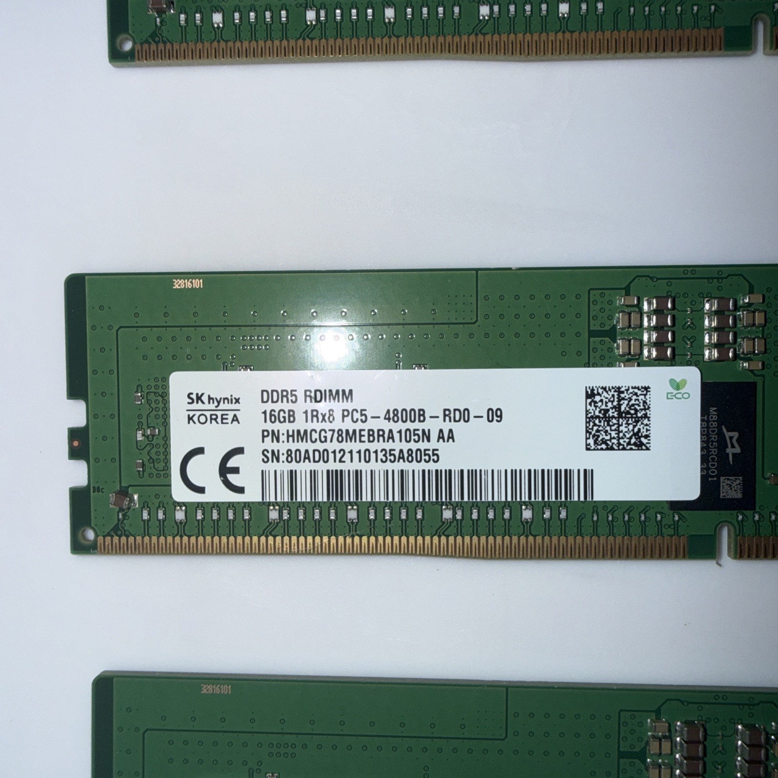 SK hynix 16GB DDR5 RDIMM ECC Registered PC5-4800E Server RAM