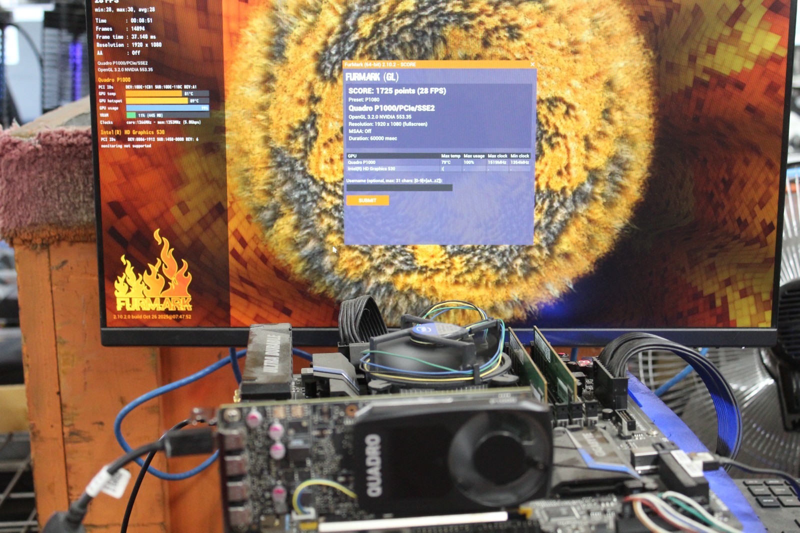 PNY Nvidia Quadro P1000 PCIe LOW-Profile Card 4GB DDR5 4xminiDP T9-A3