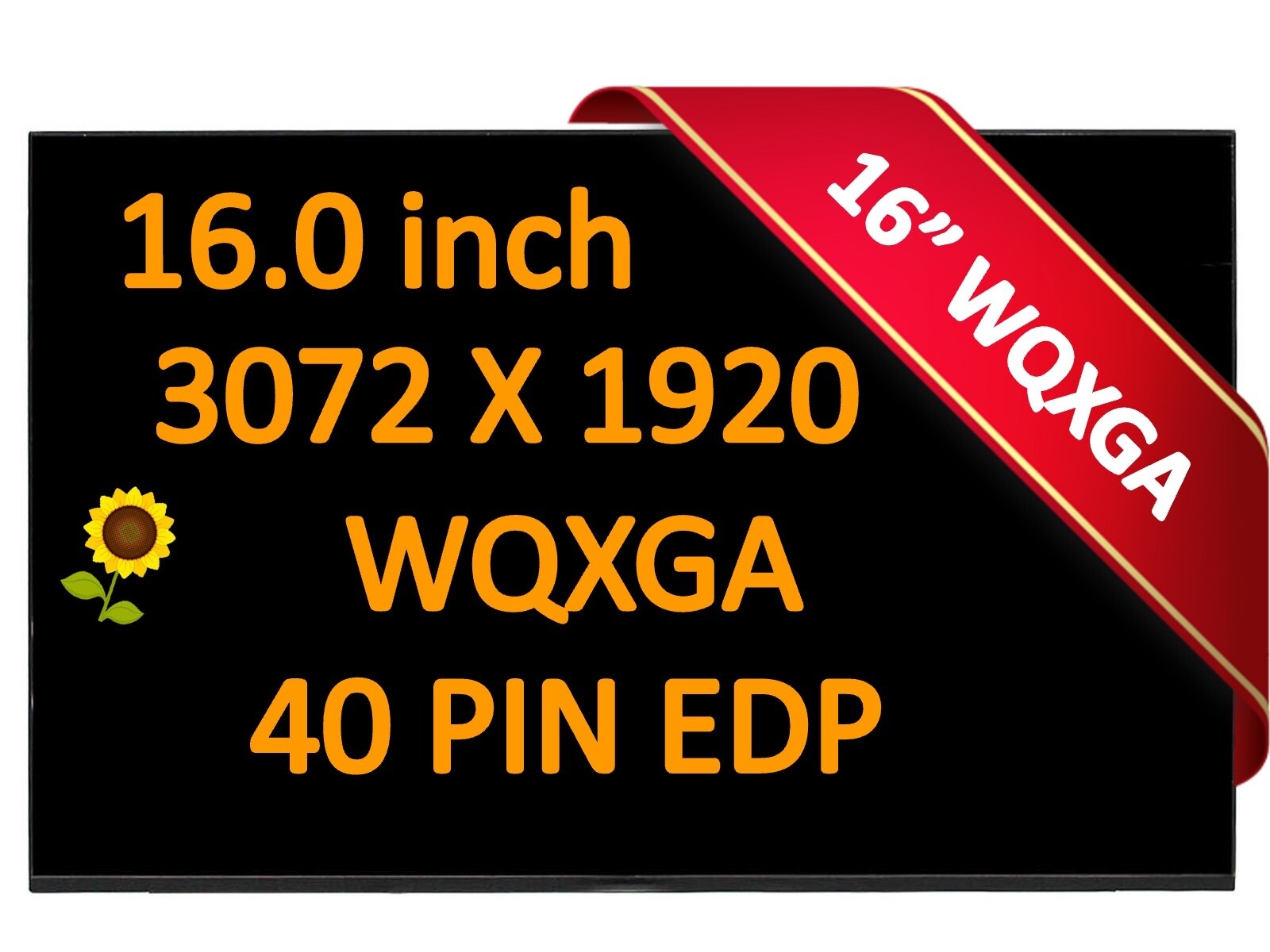 New Lenovo 5D11N42578 FRU BOE NE160QDM-NZB V8.0 16″ WQXGA LED LCD Screen