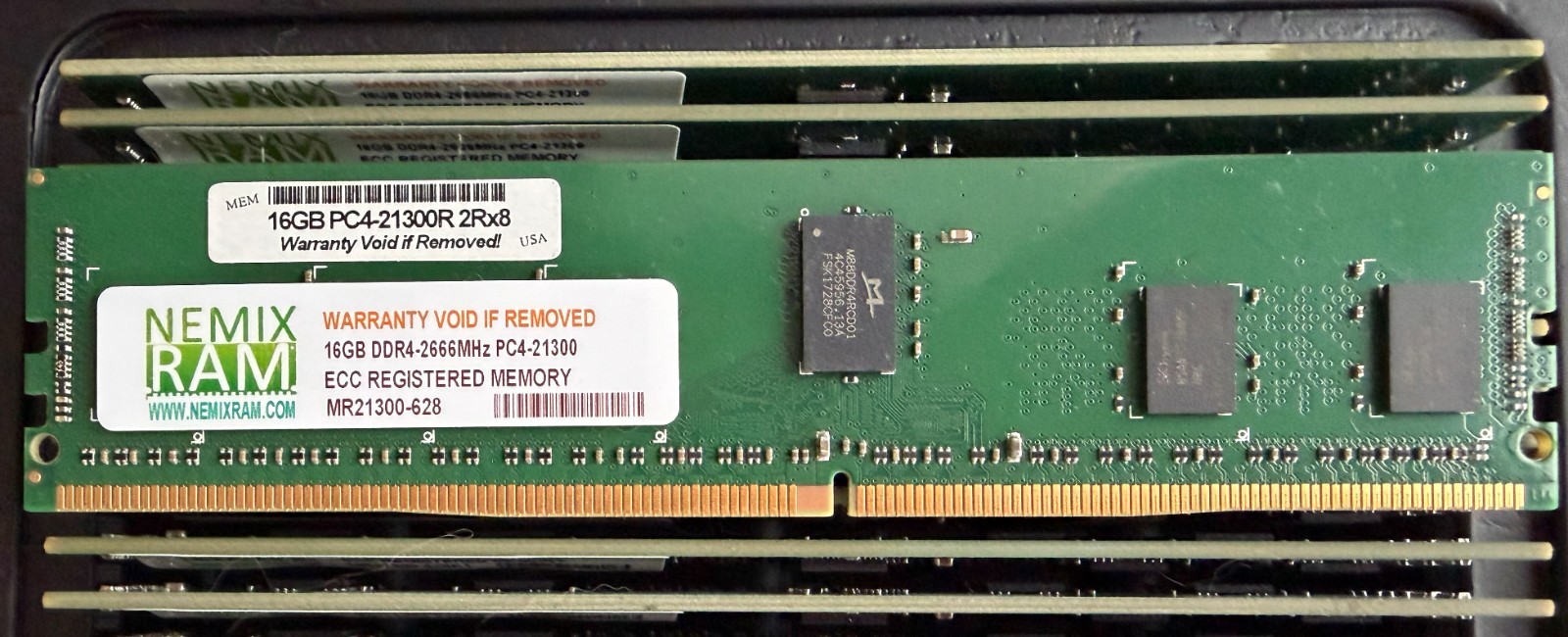 Nemix 16GB 2Rx8 DDR4 PC4-21300 RDIMM ECC RAM Registered Memory MR21300-628