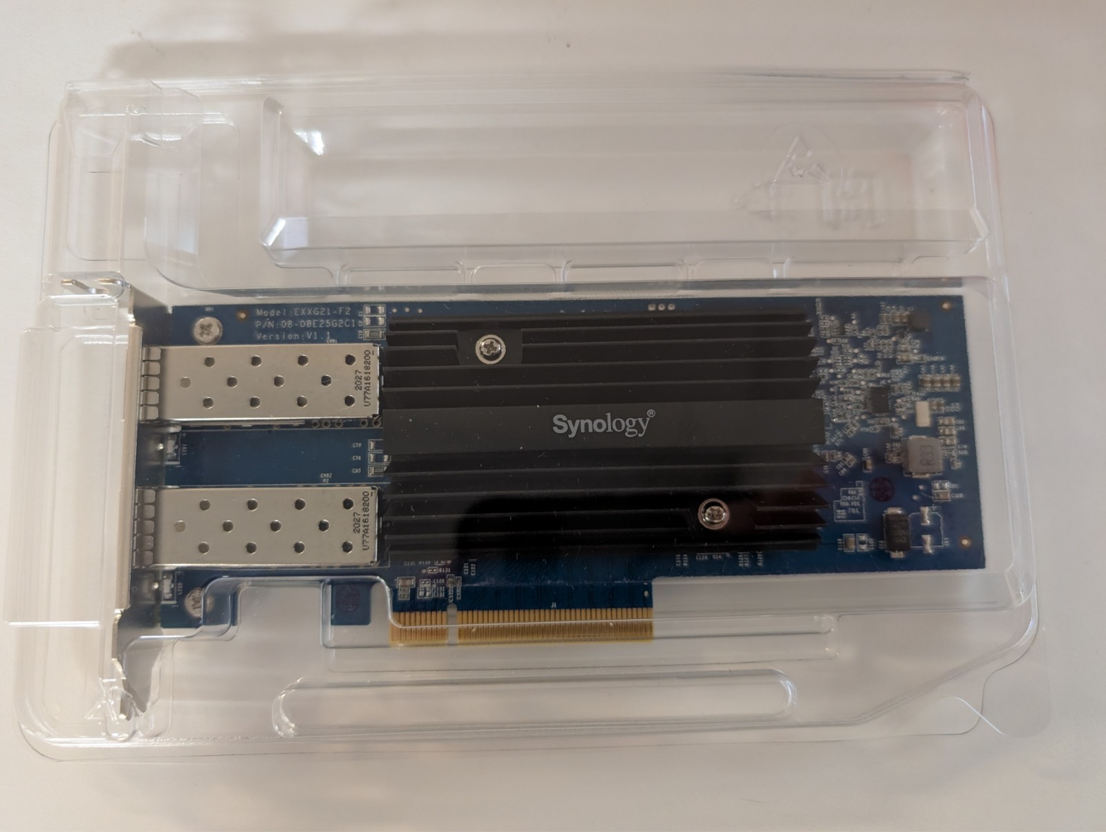 Synology E10G21-F2 Dual-port 10GbE SFP Ethernet Adapter
