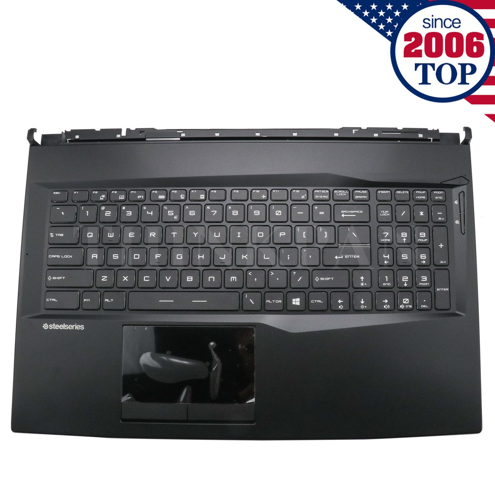 New For MSI GL75 MS-17E1 9S Upper Case Palmrest W/Touchpad RGB Backlit Keyboard