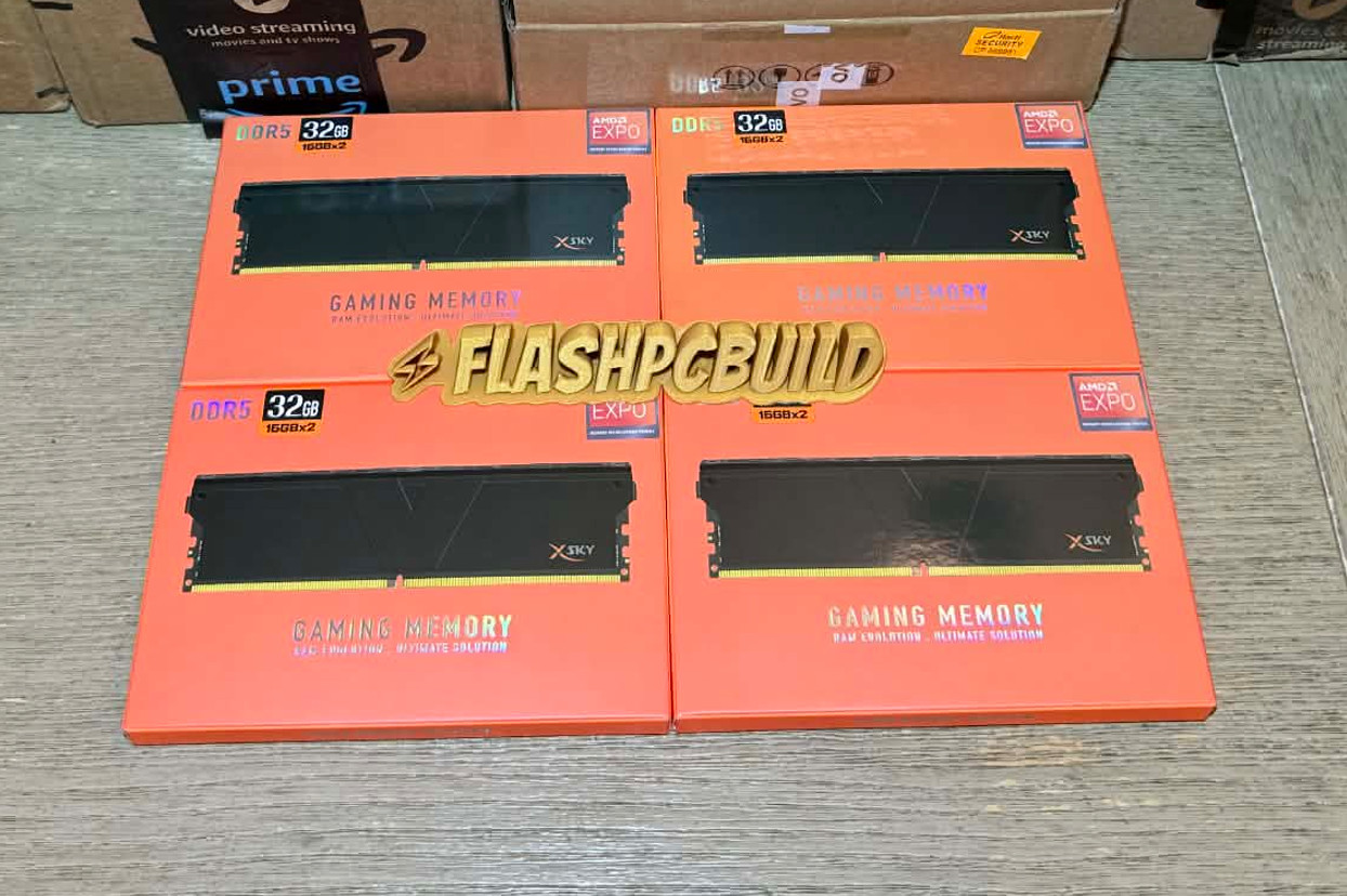 Brand New V-COLOR Manta XSky DDR5 32GB (2x16GB) 6000MHz CL26 1.45V Gaming Memory