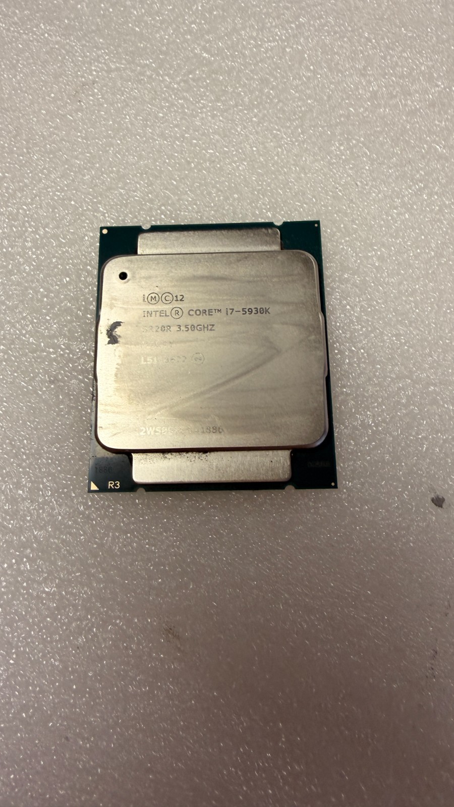 Intel Core i7-5930K SR20R 3.50GHz CPU Processor