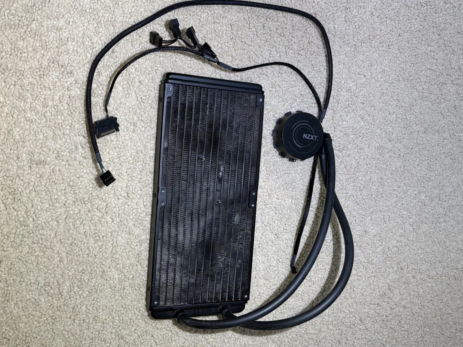 NZXT Kraken 240mm AIO Liquid CPU Cooler Radiator Pump READ