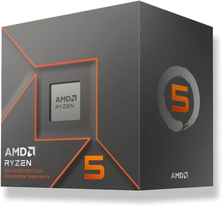 AMD Ryzen 5 8500G Processor (Zen 4) 6-Core 3.5GHz AM5 65W CPU 100-100000931BOX