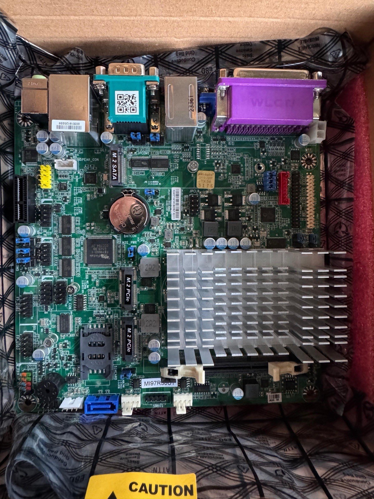 Jetway MI97R-30UT Mini-ITX Industrial Motherboard w/Realtek LAN Made In Taiwan