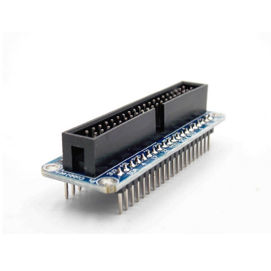 2pcs Raspberry Pi GPIO Breakout Board Breadboard Adapter T Shape + Straight