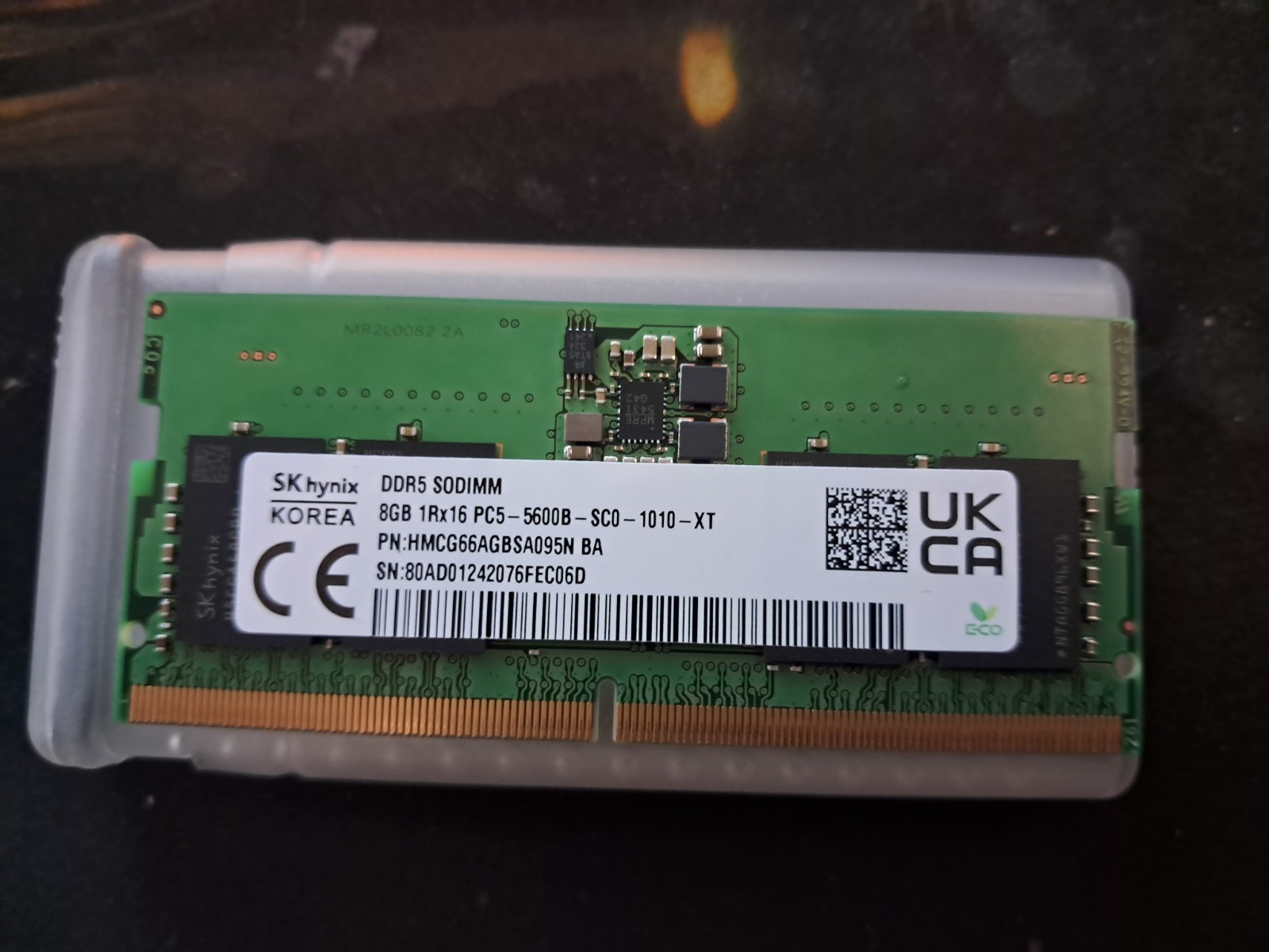 SK Hynix 8GB 1Rx16 DDR5 SO-DIMM 5600 CL46 Laptop Memory