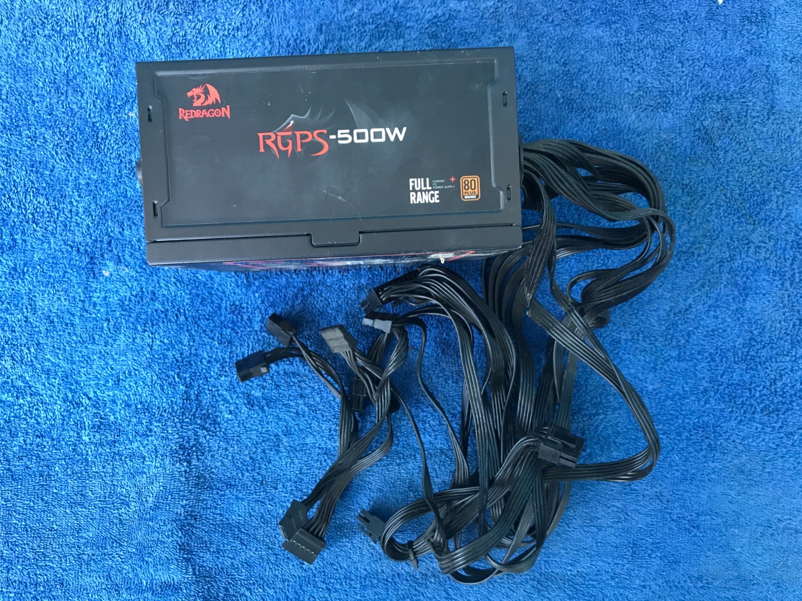 Power Supply- Lot of 8 Mixed Thermaltake/Aerocool/Redragon – Dead PSUs for Parts