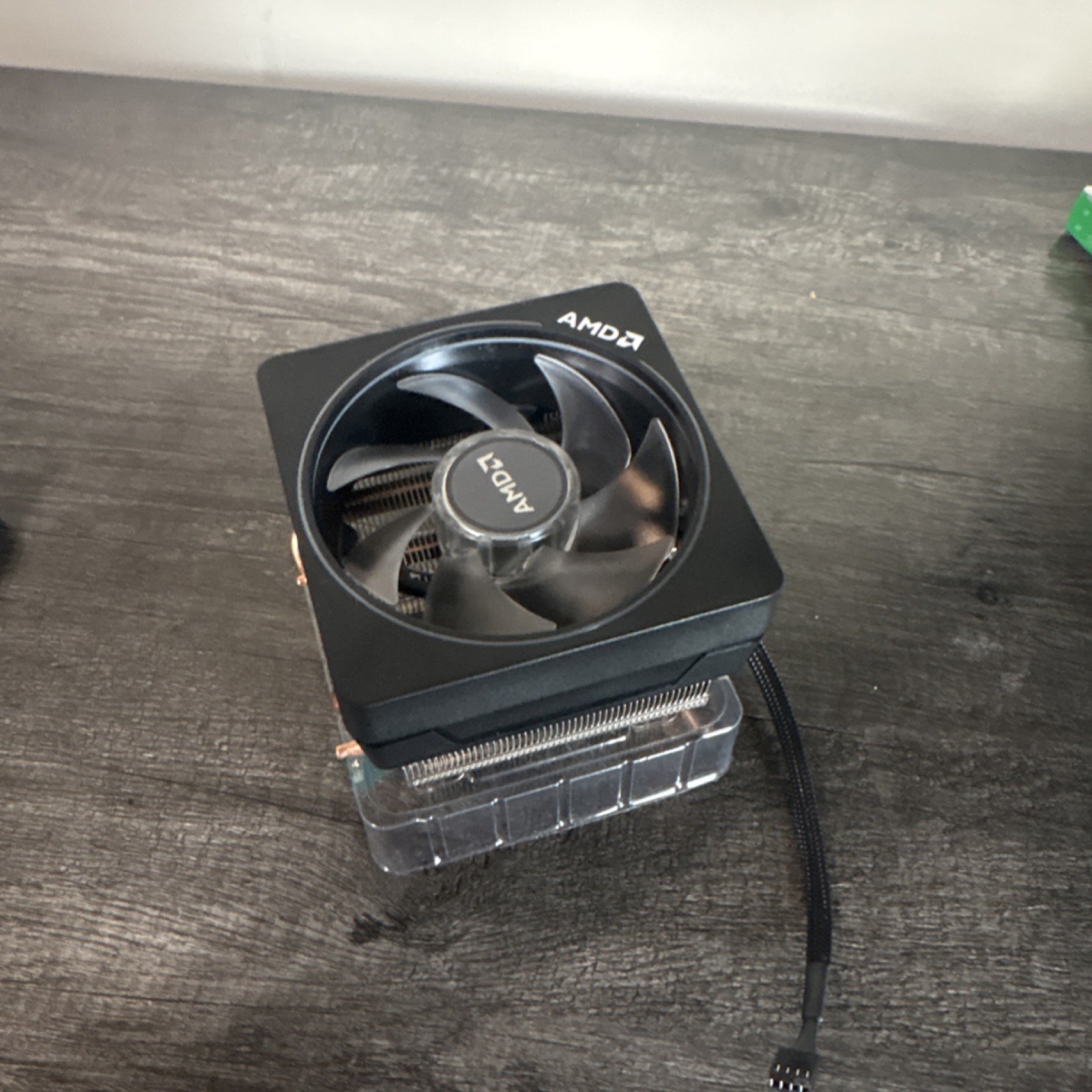 AMD CPU Fan with Heatsink 4-Pin Black Aluminum Copper Plastic