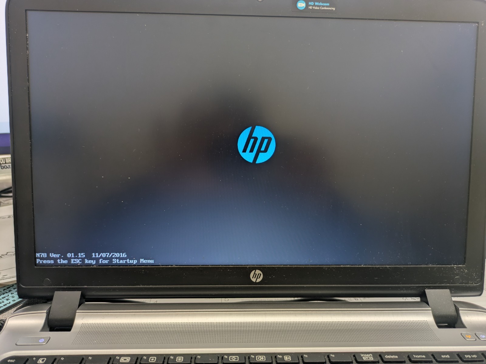 HP Probook 450 G3 15.6″ Matte HD LCD Complete Screen Assembly Nice