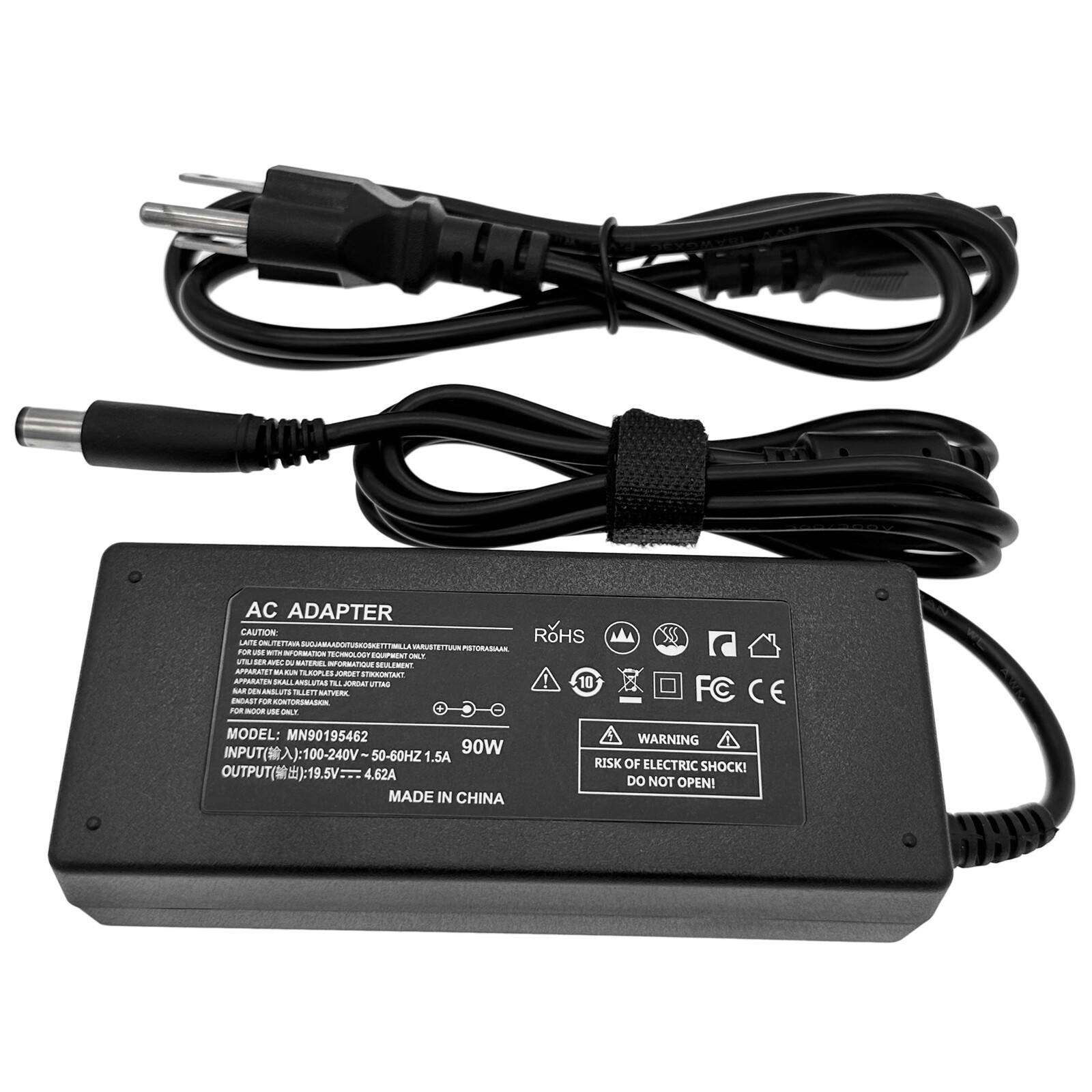 For Dell Latitude E5570 P48F001 Laptop 90W Charger AC Adapter Power Supply Cord