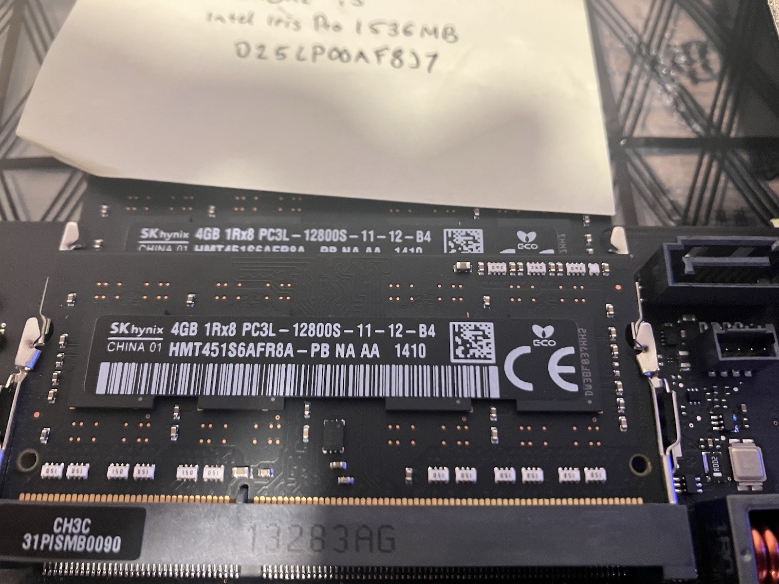 APPLE iMac 21.5″ Late 2013 A1418 Logic Board- Intel i5 – Iris Pro – 8gb Ram