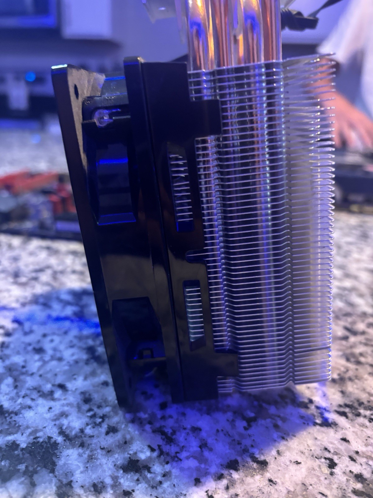Cooler Master CPU Fan with Heatsink 120mm Sleeve 4-Pin Aluminum Copper Black