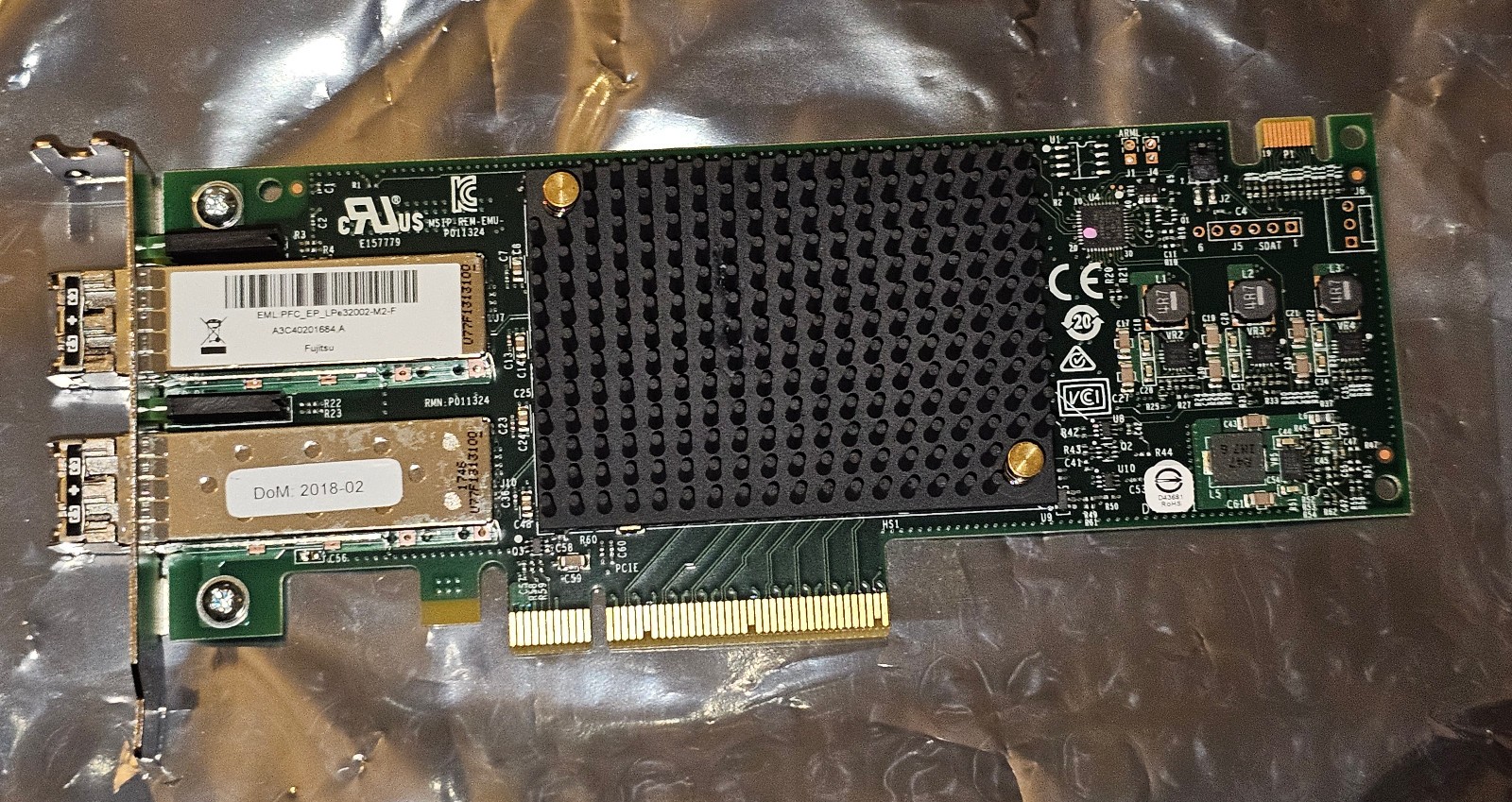 Fujitsu FC Controller LPe32002 2-Port 32Gbps LC PCI-E