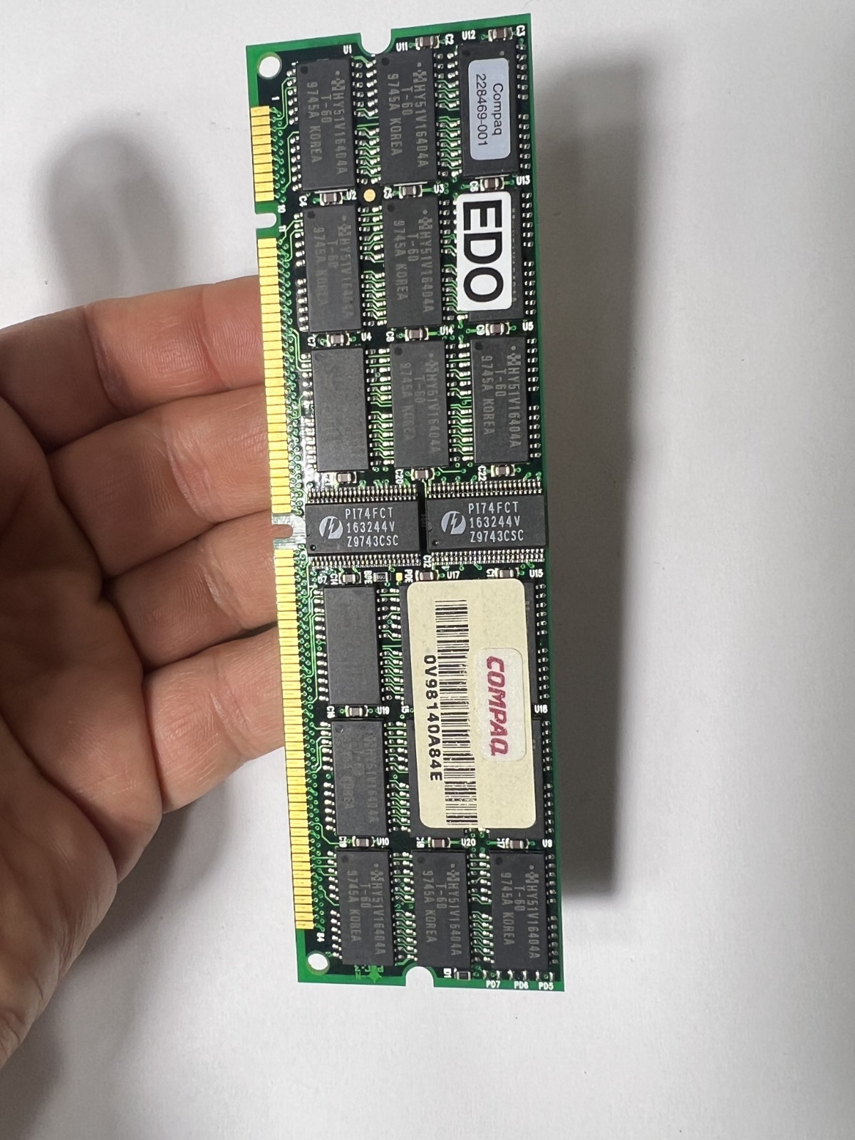 EDO COMPAQ 228469-001 64MB Memory EDO ECC # SUN 370-3797-01 64 MB RAM 50NS NICE!