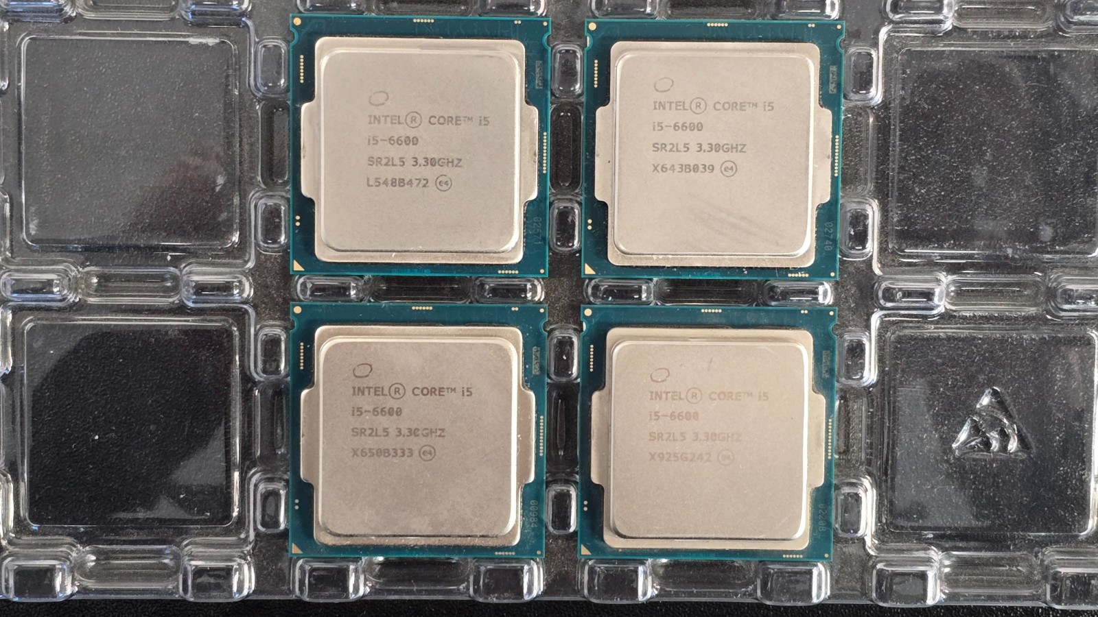 (Lot of 4) Intel Core i5-6600 Quad Core 3.3GHz 6MB 8 GT/s SR2L5 LGA1151 #21