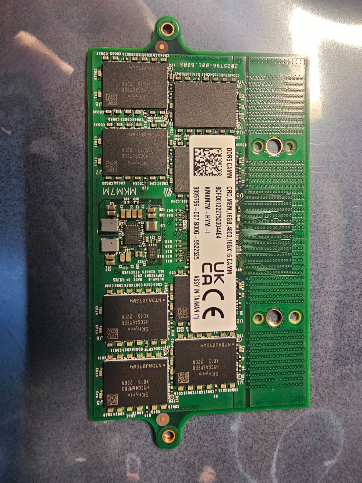 Dell 16GB CAMM DDR5 Memory 4800MHz 16GX16 KMKM7M DDR5 RAM Dell Precision 7770