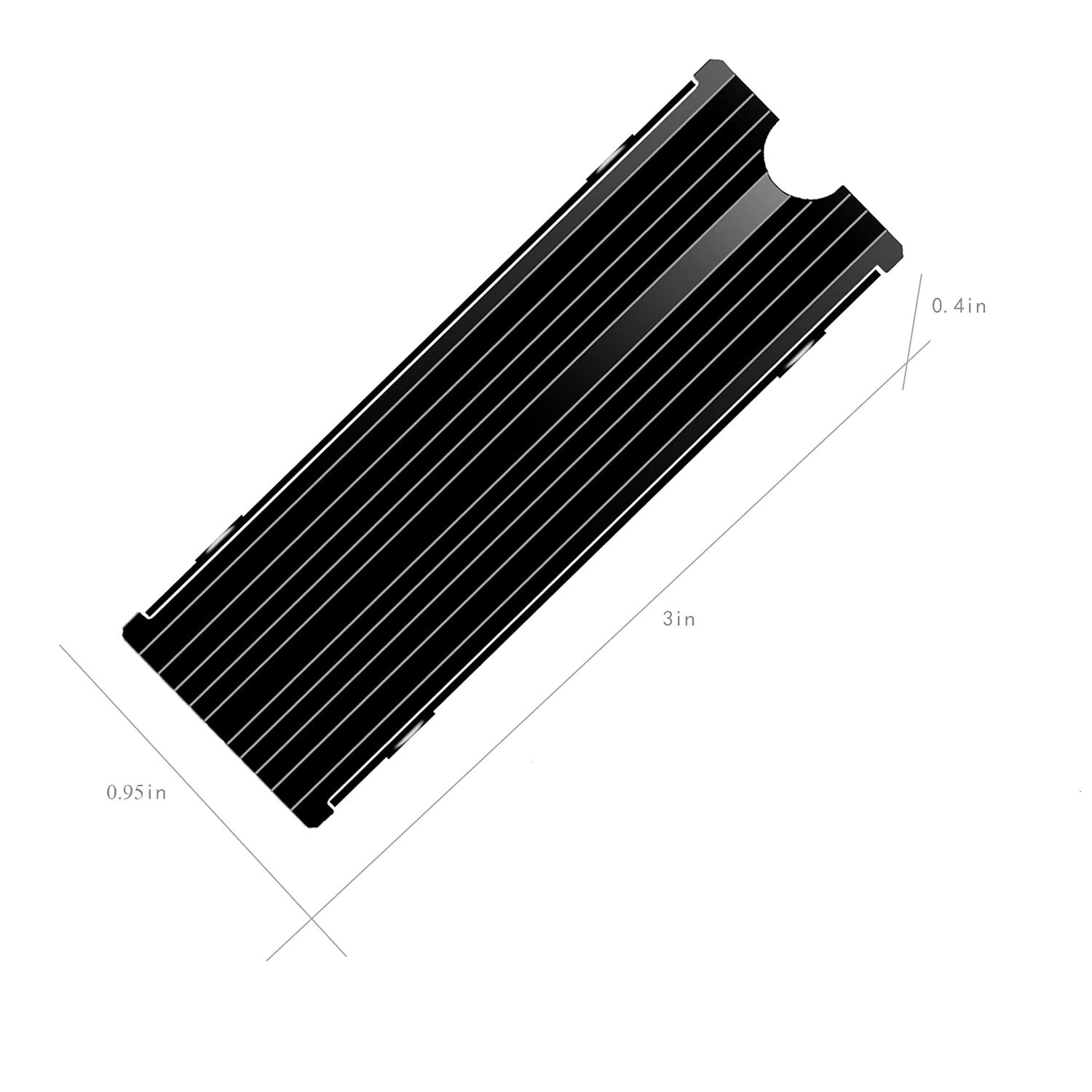 ELUTENG M.2 2280 Heatsink For PS5/PC Double Sided Heat Sink Alloy Aluminum NGFF