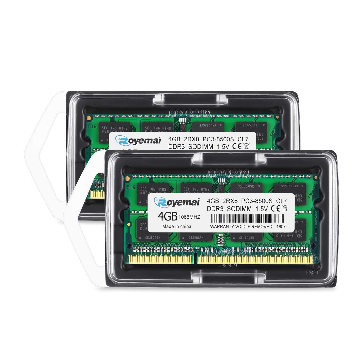 PC3-8500S DDR3 1066 8GB Kit (2x4GB) 1067MHz 1066MHz Sodimm RAM Compatible with L