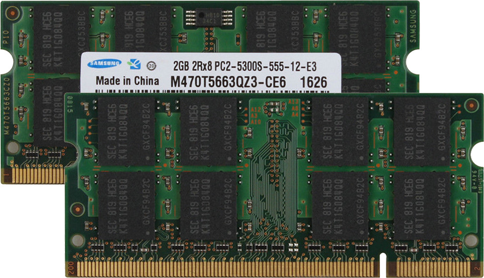 Samsung 16GB 8GB 4GB 2GB DDR2 800MHz 667MHz 533MHz Laptop Memory SDRAM LOT AB