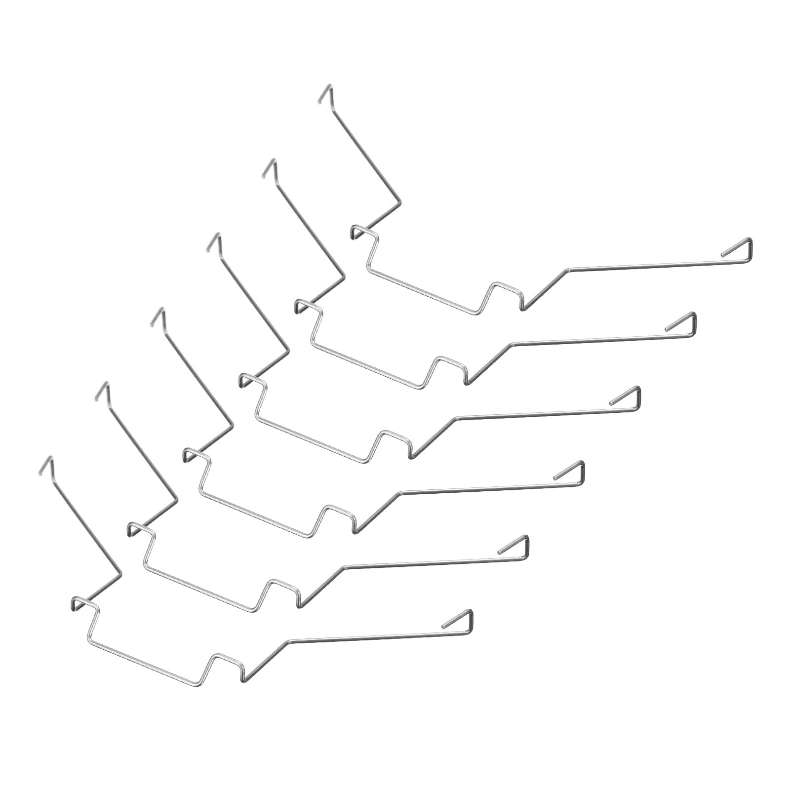 6Pcs CPU Heatsink Fan Buckles, 12CM Wire Buckle Upper Hook Type Fixing Clips PC