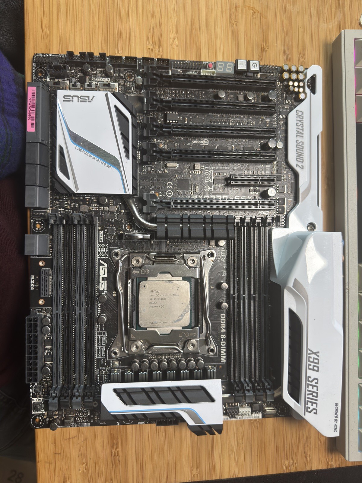 Asus X99-Deluxe Intel 2011 socket Motherboard + Intel i7-5820k