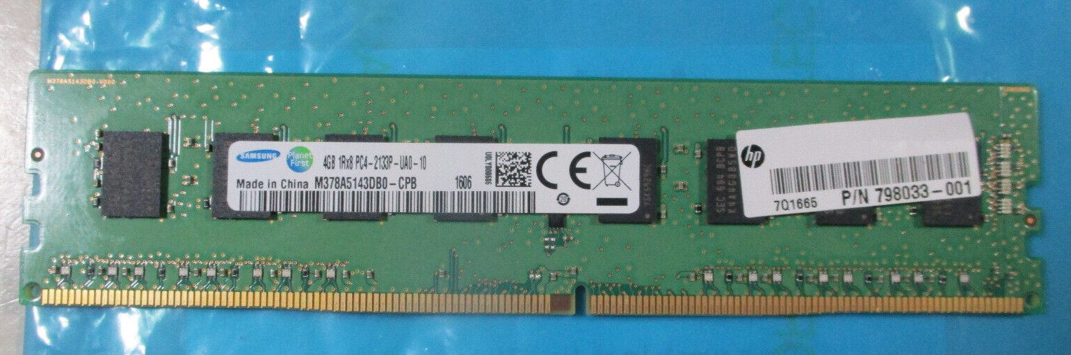 SAMSUNG 4GB 1Rx8 PC4-2133P-UAO-10 M378A5143DB0-CPB