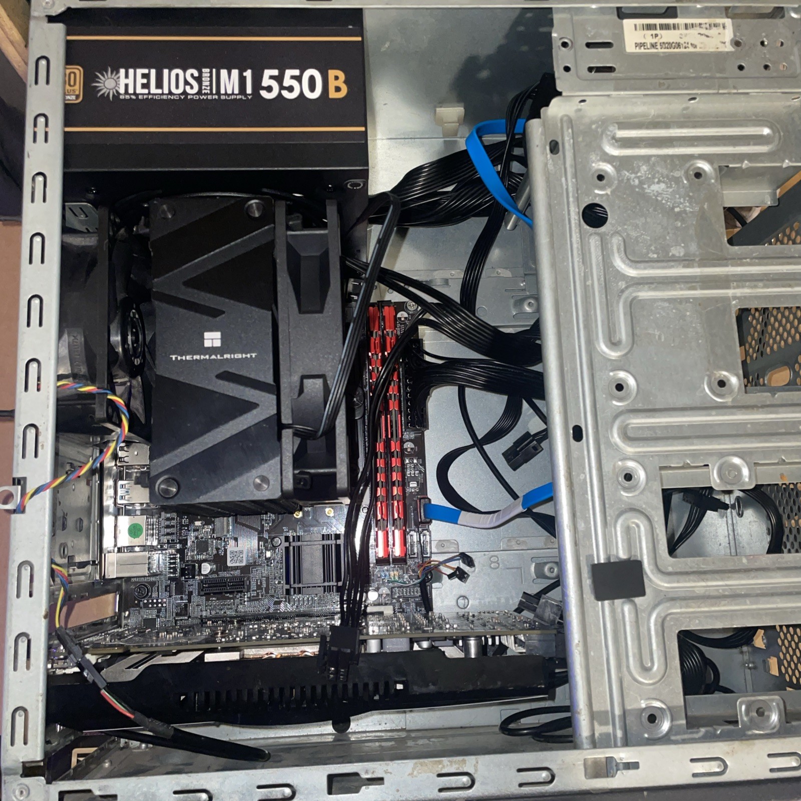 B75 High Performance LGA1155 i7 PC 8GB DDR 320gb Storage 550w 80b Build W GPU