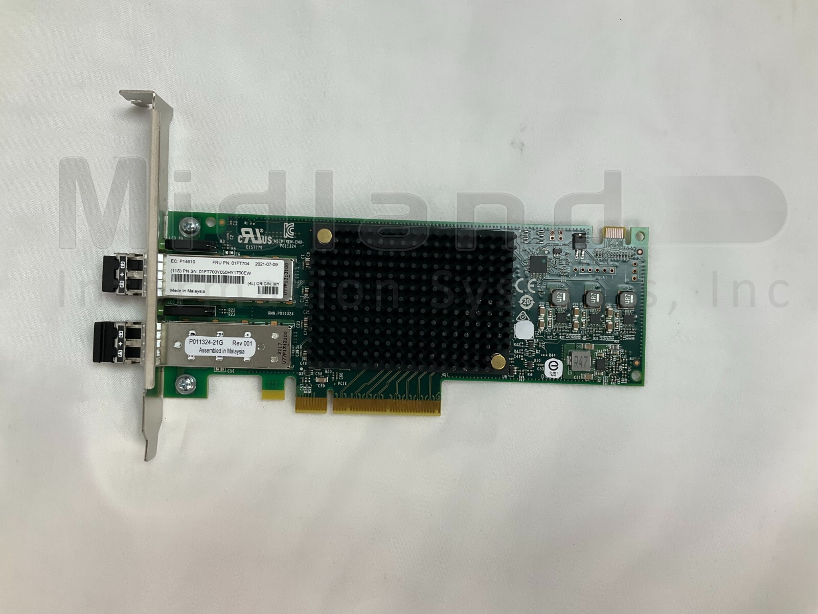 IBM EN1A 32Gbps 2-Port PCIe3 (x8) SR SFP+ Fibre Channel Adap. (FH) 01FT704 578F
