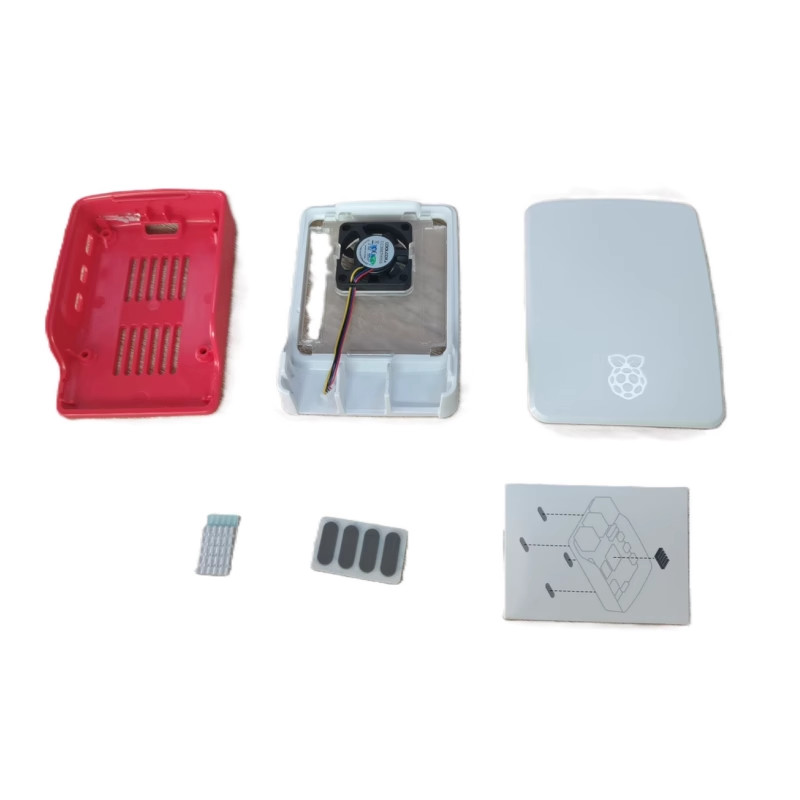 Raspberry Pi 5 Official Case with Temperature Controlled Cooling Fan
