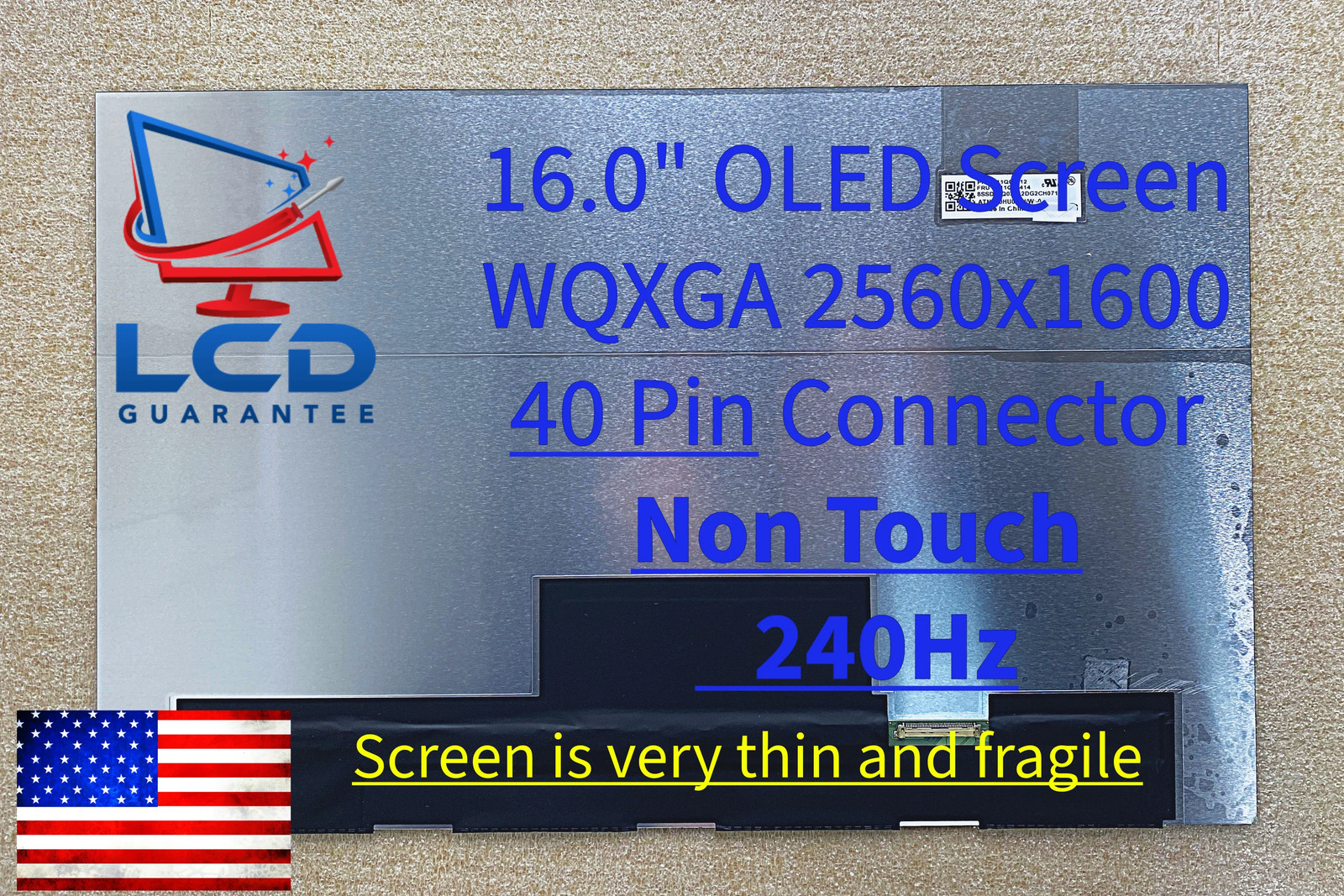 Lenovo 5D11Q03414 16″ WQXGA 240Hz Non Touch Laptop OLED Screen