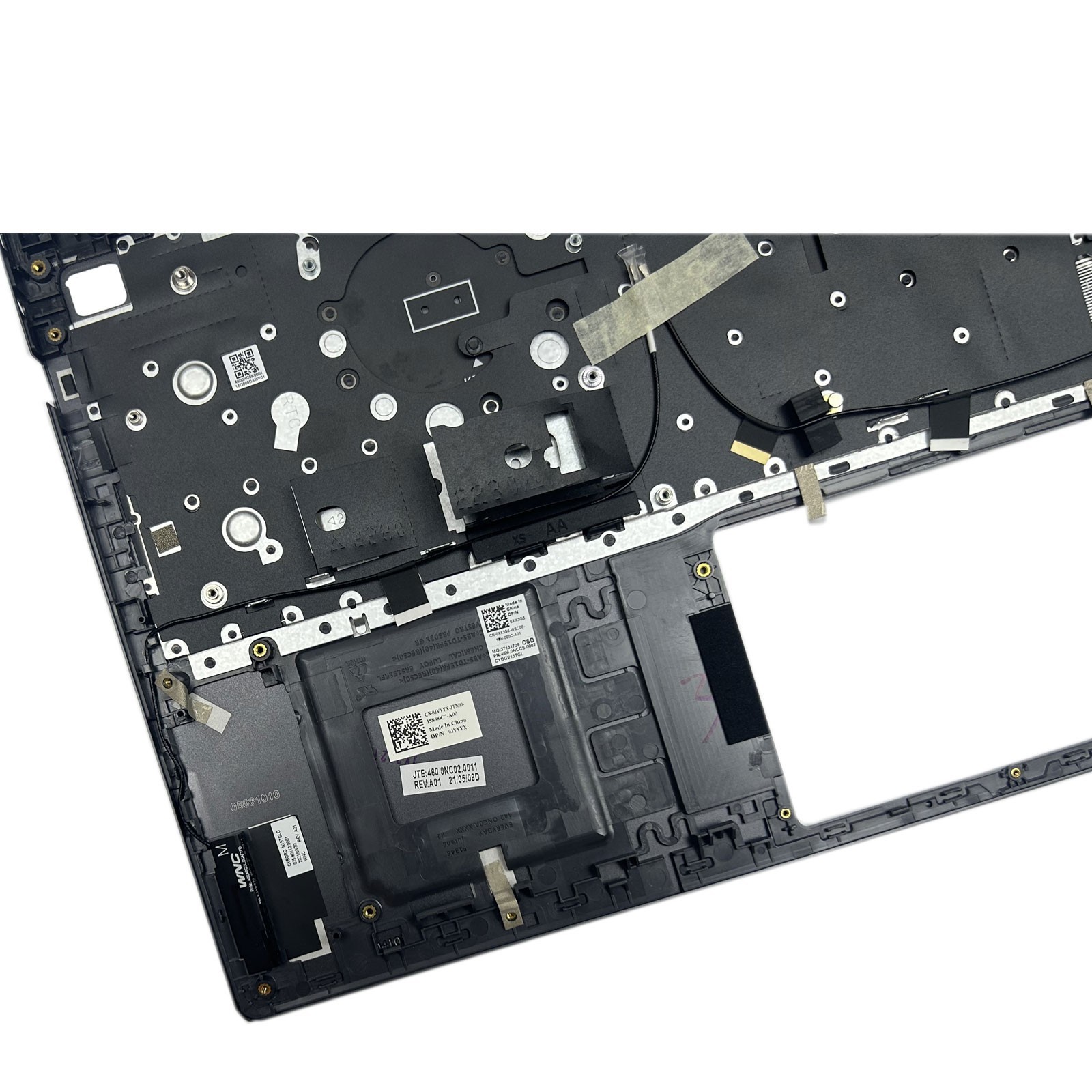 Dell Vostro 15 5510 5515 V5510 15.6″ Palmrest Keyboard Backlit Gray 0JVYYX US