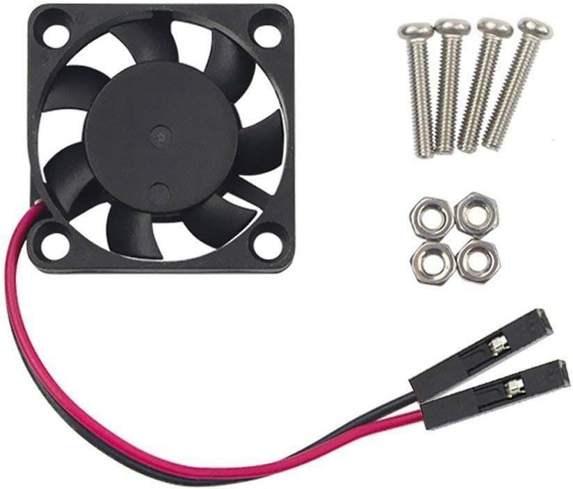 2Pcs 30mm DC Fan for Raspberry Pi 4 3 B+ B Zero W Cooling Case Fan 7.5mm