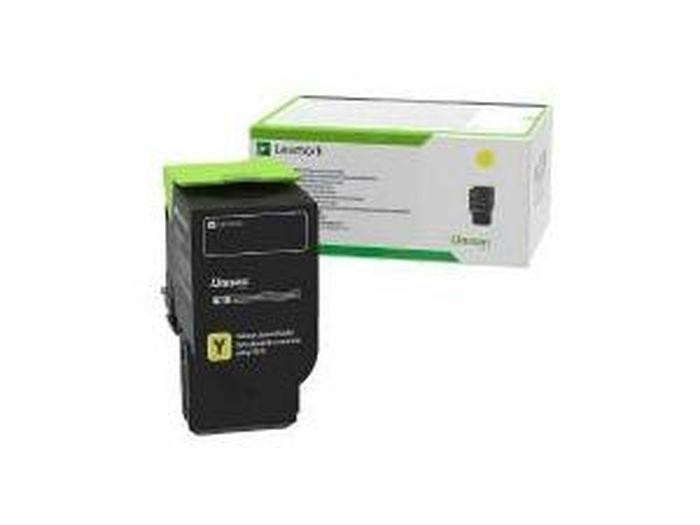 Lexmark-New-78C1XYE _ LEXMARK YELLOW CORPORATE TONER CARTRIDGE FOR USE