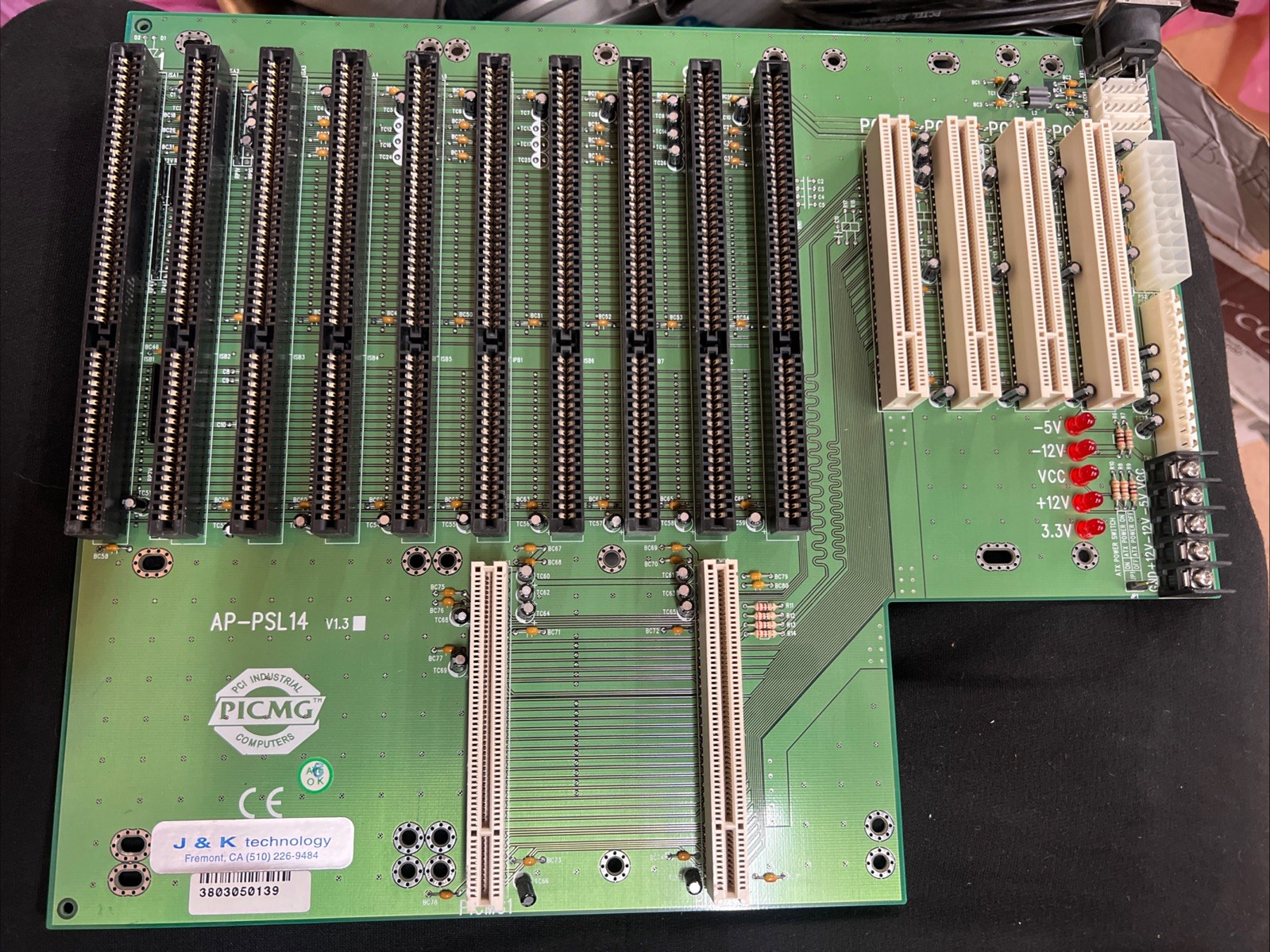 PCI Industrial Computers Model: AP-PSL14 Backplane Board. Ver. V1.3 fast ship